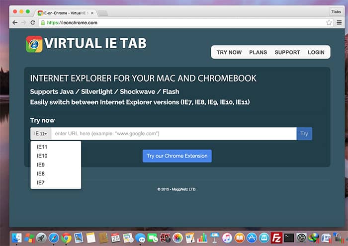 down internet explorer for mac